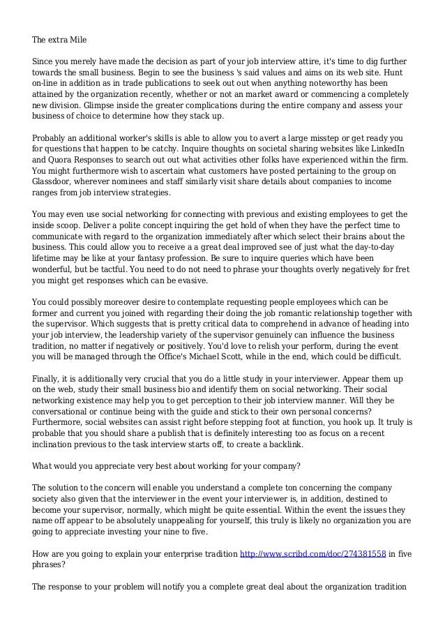 The A Z Of Kohl's Interview Questions