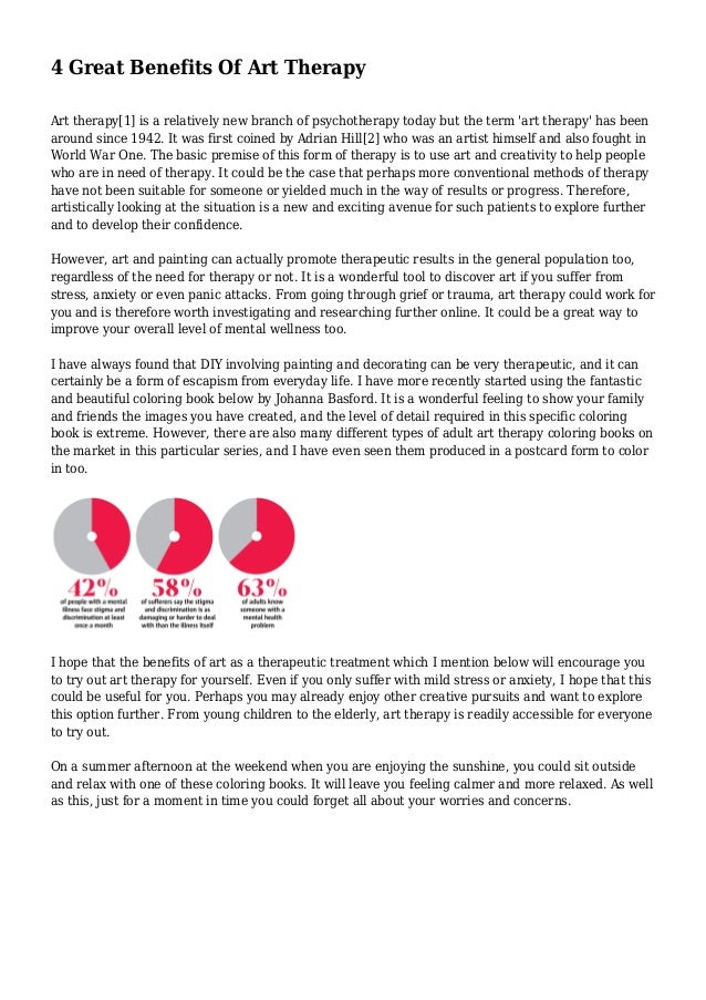 4 Great Benefits Of Art Therapy