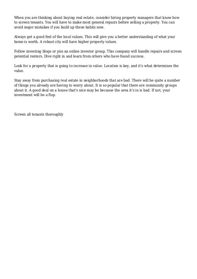 Your Peers Have Compiled This List Of Ideas About Real Estate Investing