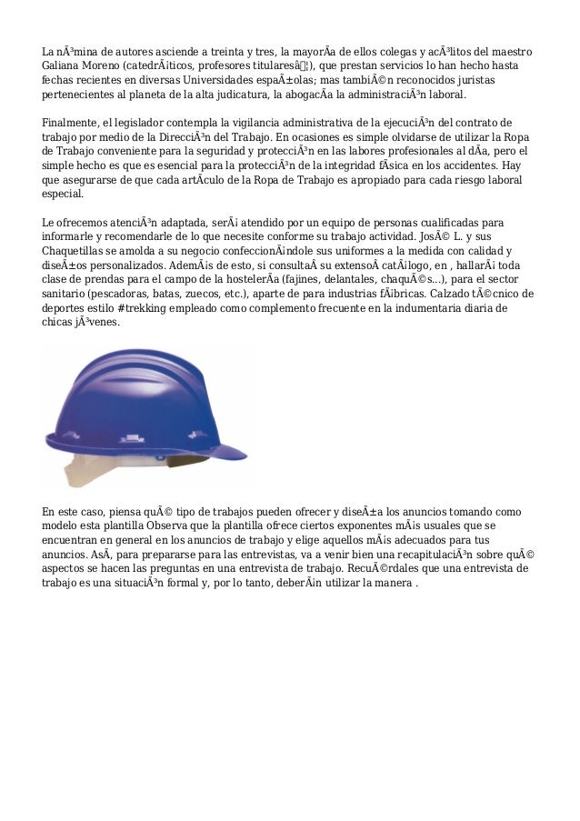 La Importancia De La Ropa De Trabajo En La Seguridad Laboral