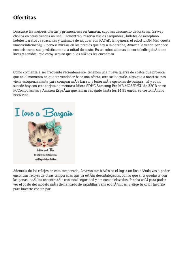 chollos amazon españa