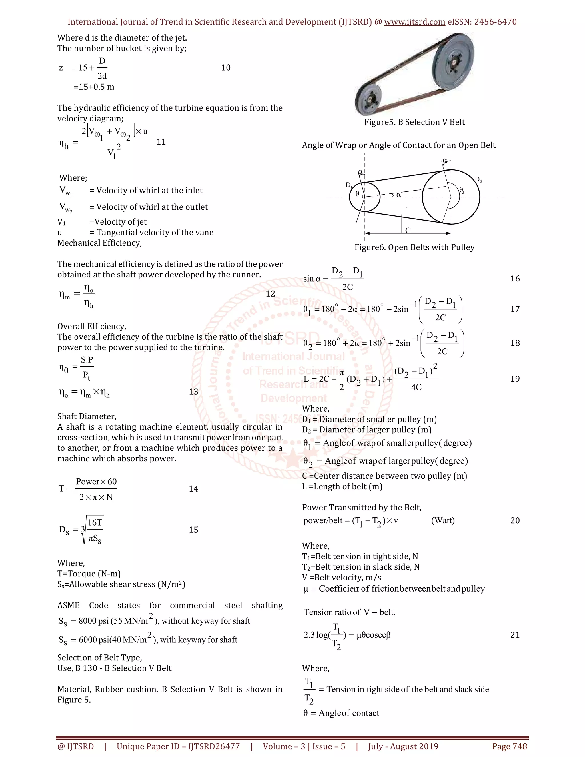 Design and Analysis of Pelton Wheel | PDF