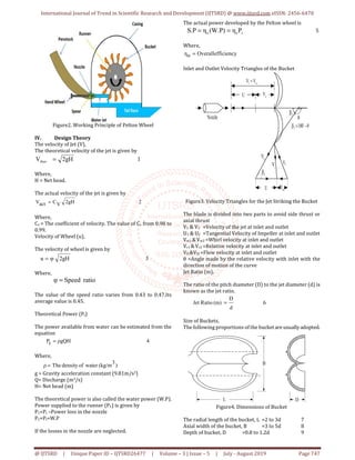 Design and Analysis of Pelton Wheel | PDF