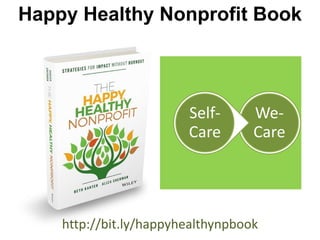 Happy Healthy Nonprofit Workshop