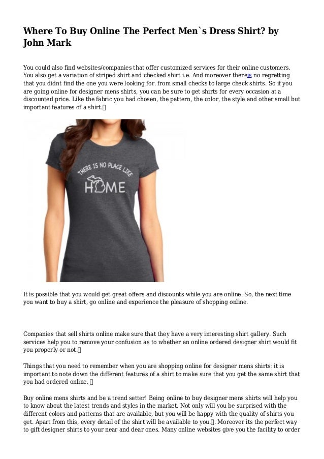 get shirts online