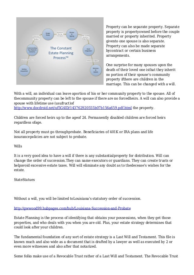 Louisiana Succession and Probate