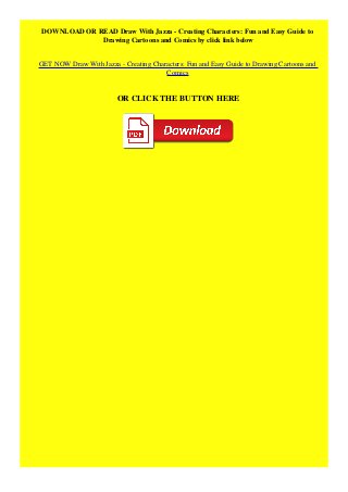 Pdf Draw With Jazza Creating Characters Fun And Easy Guide To D