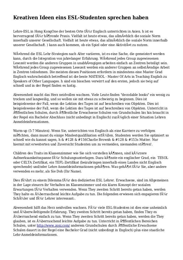 Kreativen Ideen Eins Esl Studenten Sprechen Haben