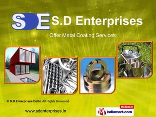Offer Metal Coating Services 
