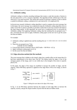 DEVELOPING ALGORITHMS FOR IMAGE STEGANOGRAPHY AND INCREASING THE ...