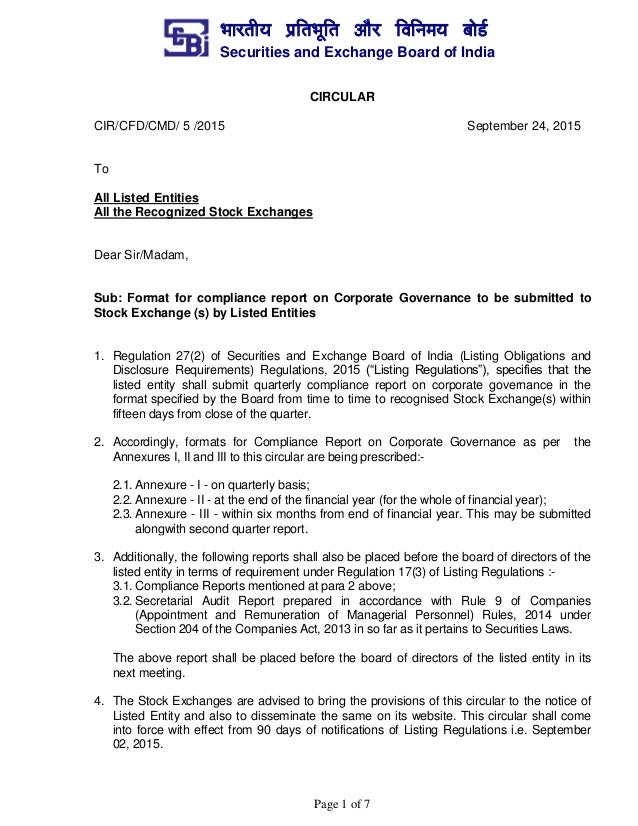 quarterly report formats