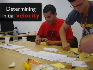 Determining
initial velocity
 