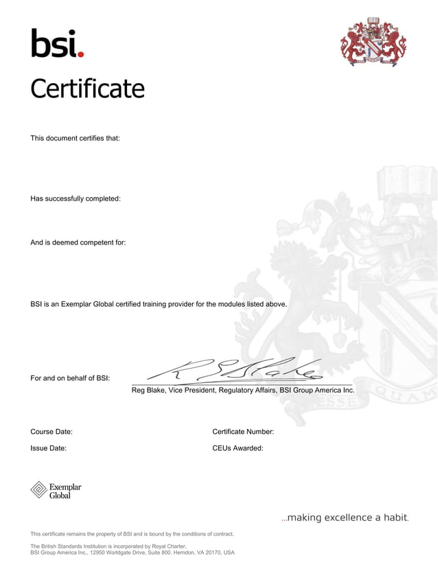 BSI Certificate PDF BSI Certificate PDF