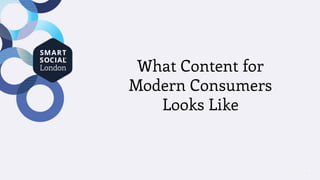What Content for
Modern Consumers
Looks Like
 