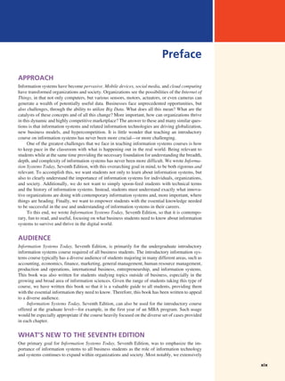 (eBook PDF) Information Systems Today Managing in the Digital World 7th ...
