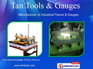 Manufacturer of Industrial Fixture & Gauges




© Tan Tools And Gauges, All Rights Reserved


             www.tantools.com
 
