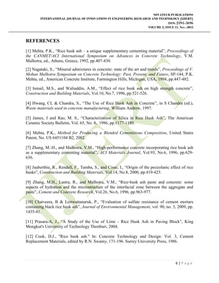 A REVIEW ON UTILIZATION OF RICE HUSK ASH IN CONCRETE | PDF