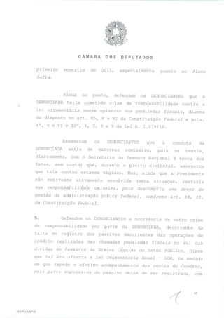 O parecer de Eduardo Cunha