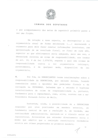 O parecer de Eduardo Cunha