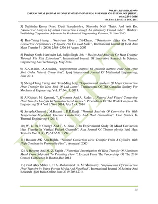 EXPERIMENTAL STUDY OF MIXED CONVECTION HEAT TRANSFER USING CIRCULAR ...