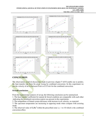 EXPERIMENTAL STUDY OF MIXED CONVECTION HEAT TRANSFER USING CIRCULAR ...