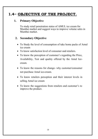 Amul_FinalReport_PDF | PDF