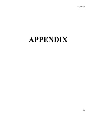TARGET
32
APPENDIX
 