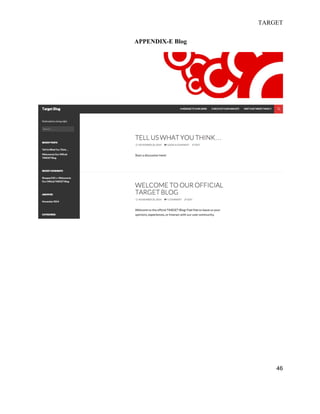 TARGET
46
APPENDIX-E Blog
 