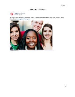 TARGET
49
APPENDIX-G Facebook
 