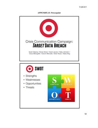 TARGET
52
APPENDIX J1- Powerpoint
 