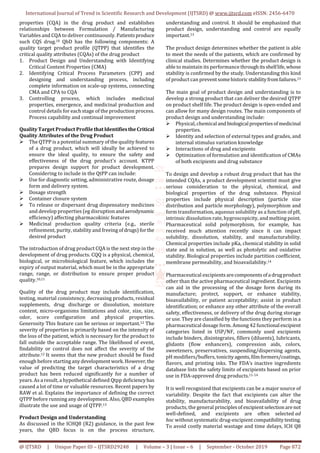 A Review on Quality by Design and its Approaches | PDF