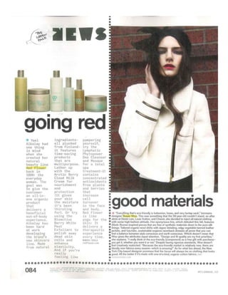 Nylon Magazine- Going Red Press 2010