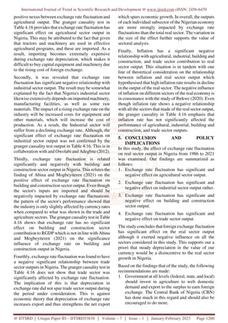 Exchange Rate Fluctuation and Real Sector Output in Nigeria A ...