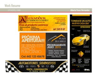 others / mix Alberto Perez Hernandez
WorkResume
 