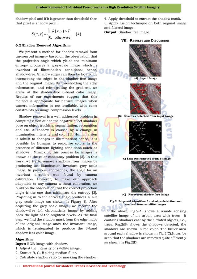 Shadow Removal of Individual Tree Crowns in a High Resolution Satellite ...