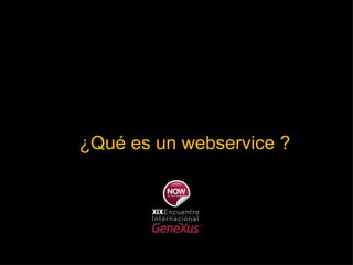 ¿Qué es un webservice ? 