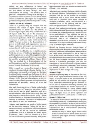 The Impact of Digital Media on the Decentralization of Power and the