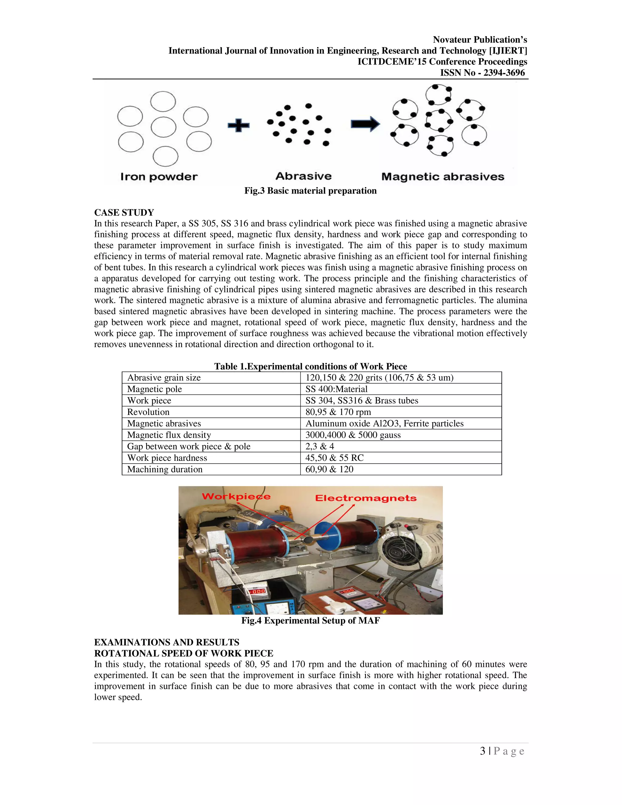 MAGNETIC ABRASIVE FINISHING | PDF