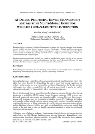 AI-Driven Peripheral Device Management and Assistive Multi-Modal Input ...