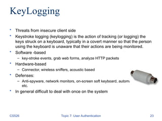 Authentication in information SEcurity_Cyber_Security_Computer_Science ...