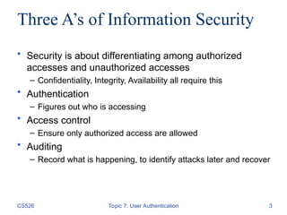 Authentication in information SEcurity_Cyber_Security_Computer_Science ...