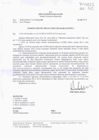 14532 ??retmen atamalari