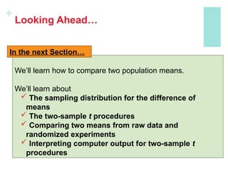 CHAPTER 10 COMPARING TWO POPULATIONS OR GROUPS | PPT