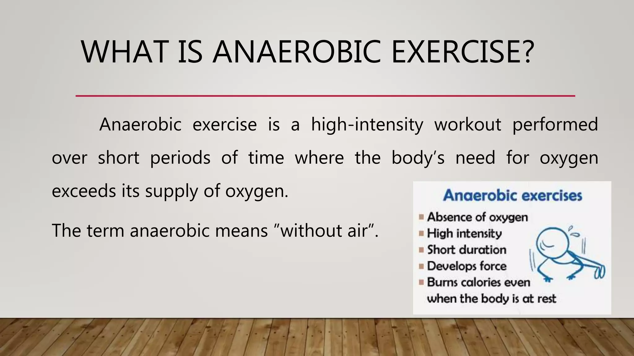 AEROBIC VS. ANAEROBIC PPT