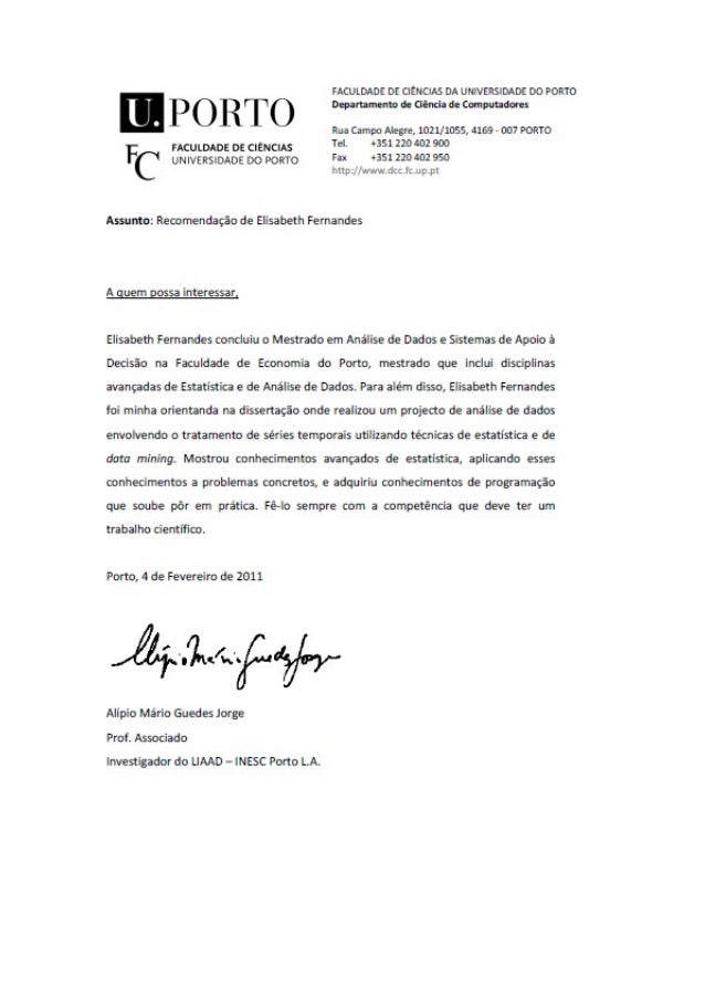 cartas de recomendacao carta de recomendacao
