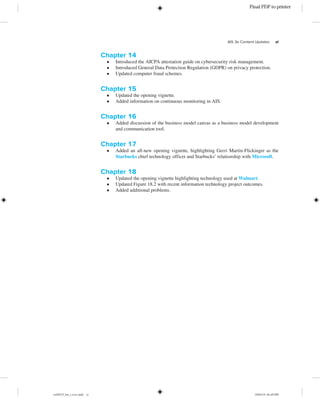 (eBook PDF) Accounting Information Systems 3rd Edition | PDF