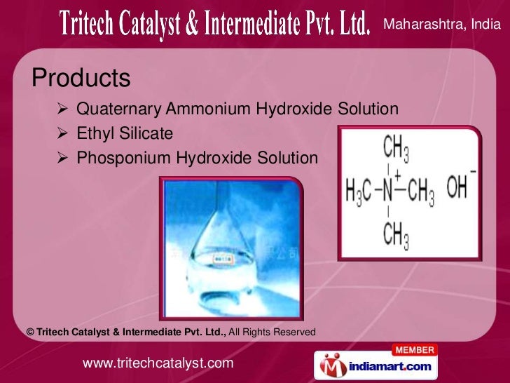 Tritech Catalyst and Intermediate Pvt. Ltd Maharashtra India
