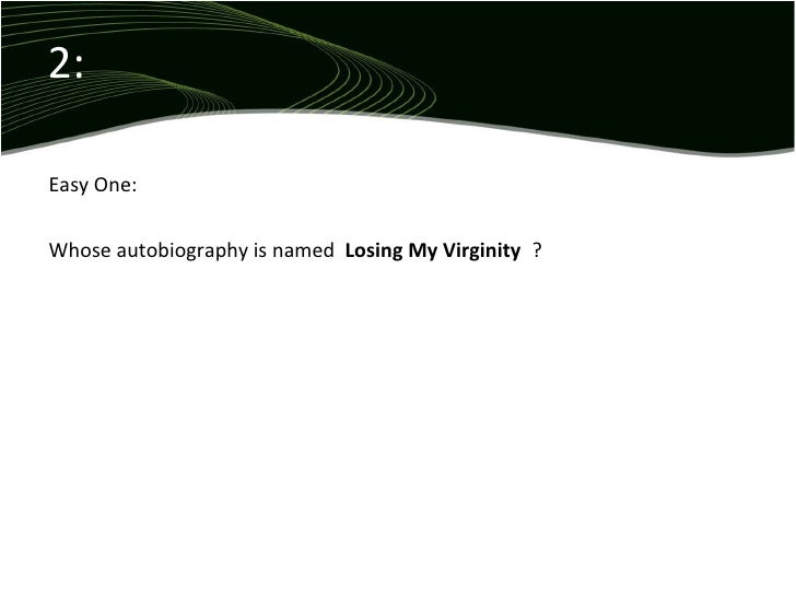 When will i lose my virginity quiz porn galleries