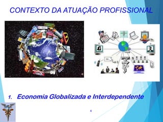 CONTEXTO DA ATUAÇÃO PROFISSIONAL
1. Economia Globalizada e Interdependente
4
 