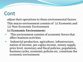 Photo inspiration: Gallery Detail: Business Environment And Environmental Analysis 5 Pptx